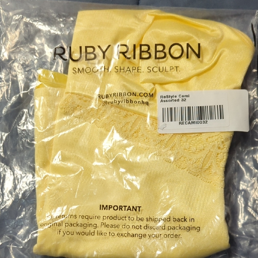 Ruby Ribbon Yellow Cami